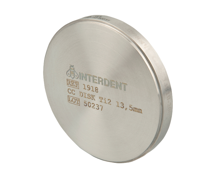 CC DISK Ti2 is made of titanium grade 2 CC DISK Ti2 is made of titanium grade 2