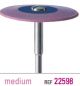 DIA-BLUE POLISHER SCHEIBE 26MM ROSA ST