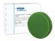 CAD CAM WACHSBLANK, smaragd grün, hart, 1 Scheibe (25mm)